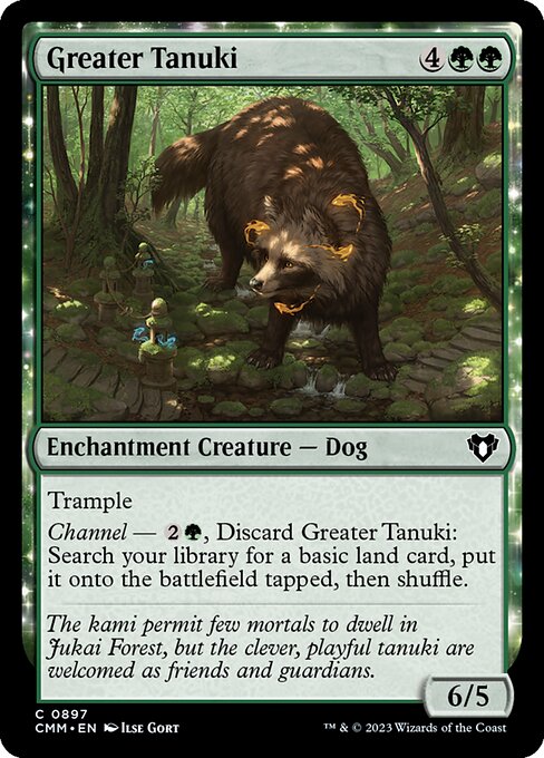 Magic the Gathering Card - Greater Tanuki - MTG Circle