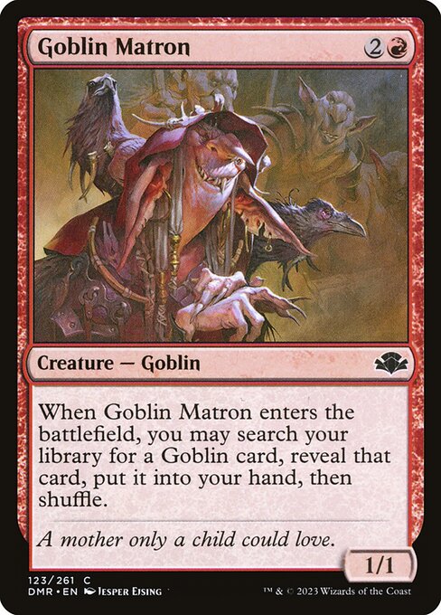 Magic the Gathering Card - Goblin Matron - MTG Circle