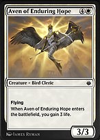 Magic the Gathering Card - Aven of Enduring Hope - MTG Circle