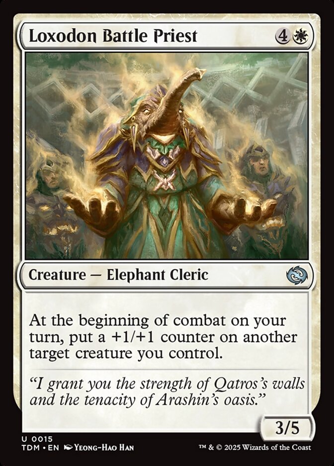 Magic the Gathering Card - Loxodon Battle Priest - MTG Circle