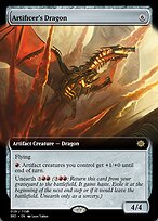 Magic the Gathering Card - Artificer's Dragon - MTG Circle