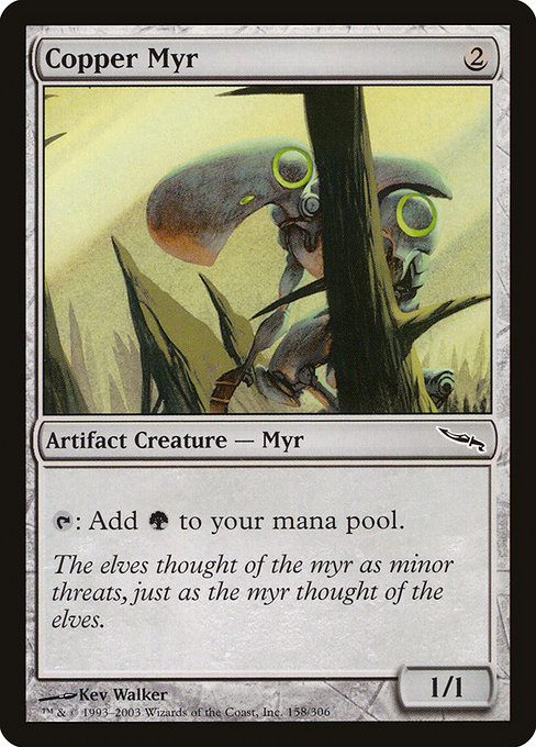 Magic the Gathering Card - Copper Myr - MTG Circle
