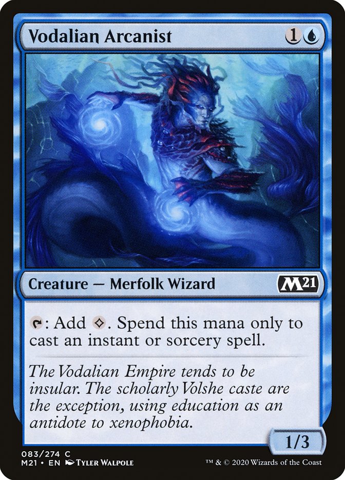Magic the Gathering Card - Vodalian Arcanist - MTG Circle