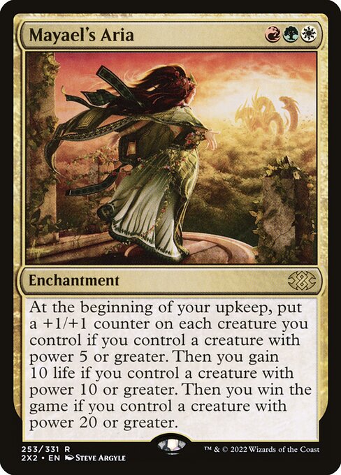 Magic the Gathering Card - Mayael's Aria - MTG Circle