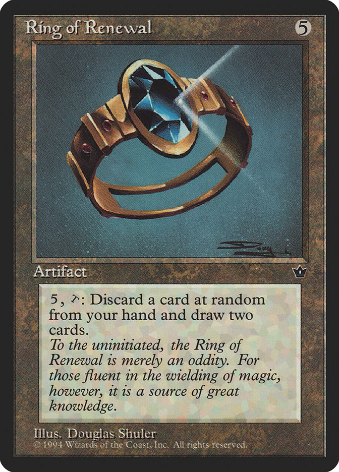 Magic the Gathering Card - Ring of Renewal - MTG Circle