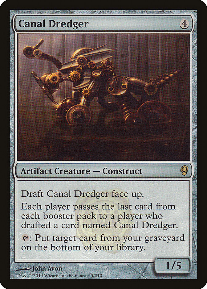 Magic the Gathering Card - Canal Dredger - MTG Circle