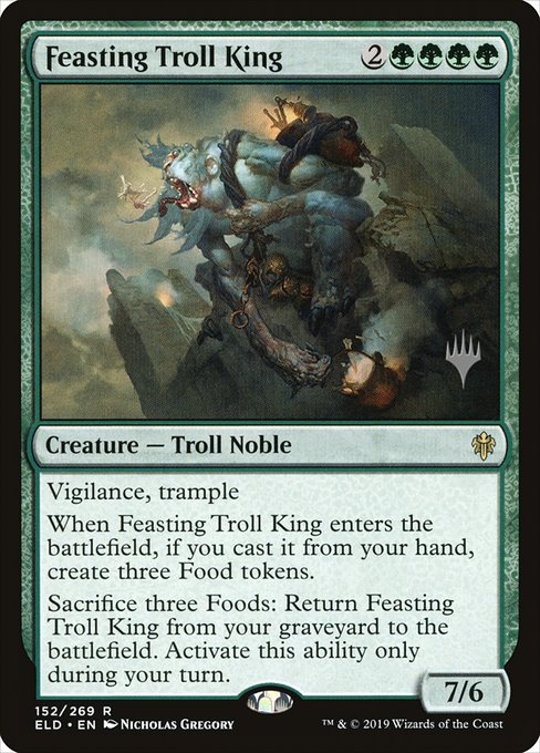 Magic the Gathering Card - Feasting Troll King - MTG Circle
