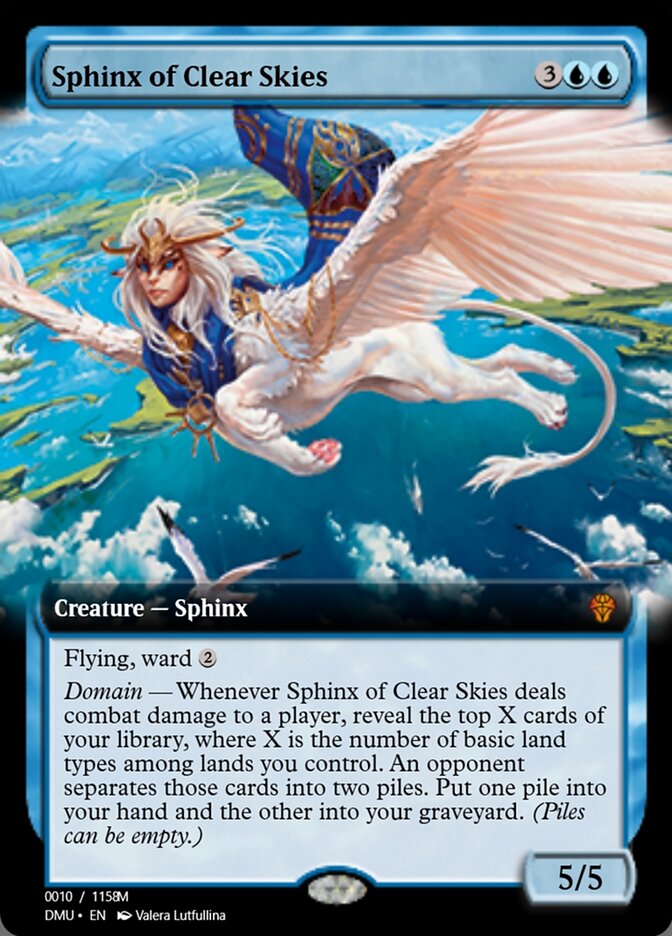 Magic the Gathering Card - Sphinx of Clear Skies - MTG Circle