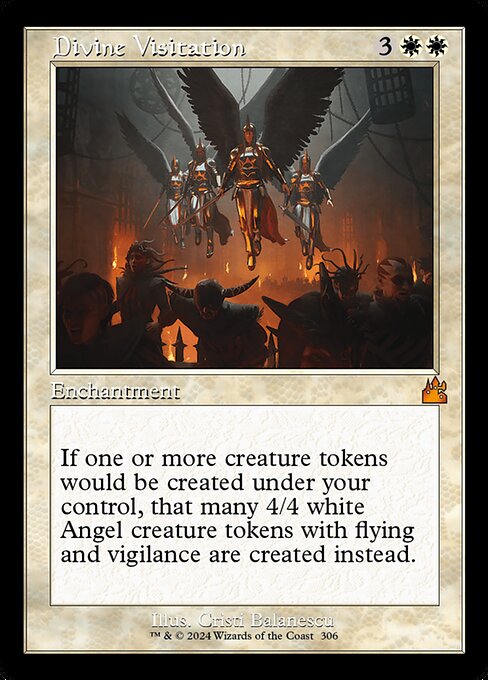Magic the Gathering Card - Divine Visitation - MTG Circle