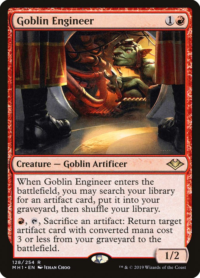 Magic the Gathering Card - Goblin Engineer - MTG Circle