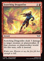 Magic the Gathering Card - Scorching Dragonfire - MTG Circle