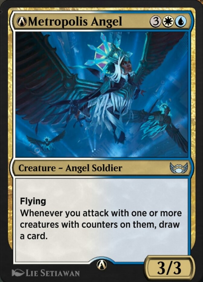 Magic the Gathering Card - A-Metropolis Angel - MTG Circle