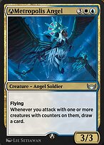 Magic the Gathering Card - A-Metropolis Angel - MTG Circle