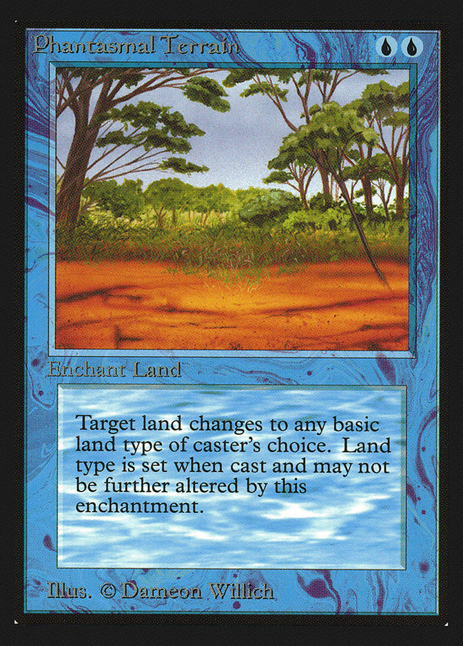 Magic the Gathering Card - Phantasmal Terrain - MTG Circle