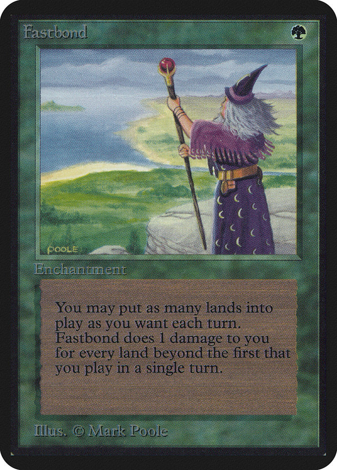 Magic the Gathering Card - Fastbond - MTG Circle