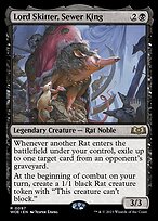 Magic the Gathering Card - Lord Skitter, Sewer King - MTG Circle