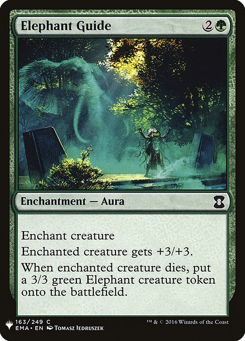 Magic the Gathering Card - Elephant Guide - MTG Circle