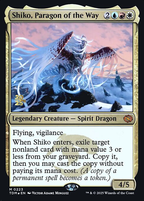 Magic the Gathering Card - Shiko, Paragon of the Way - MTG Circle