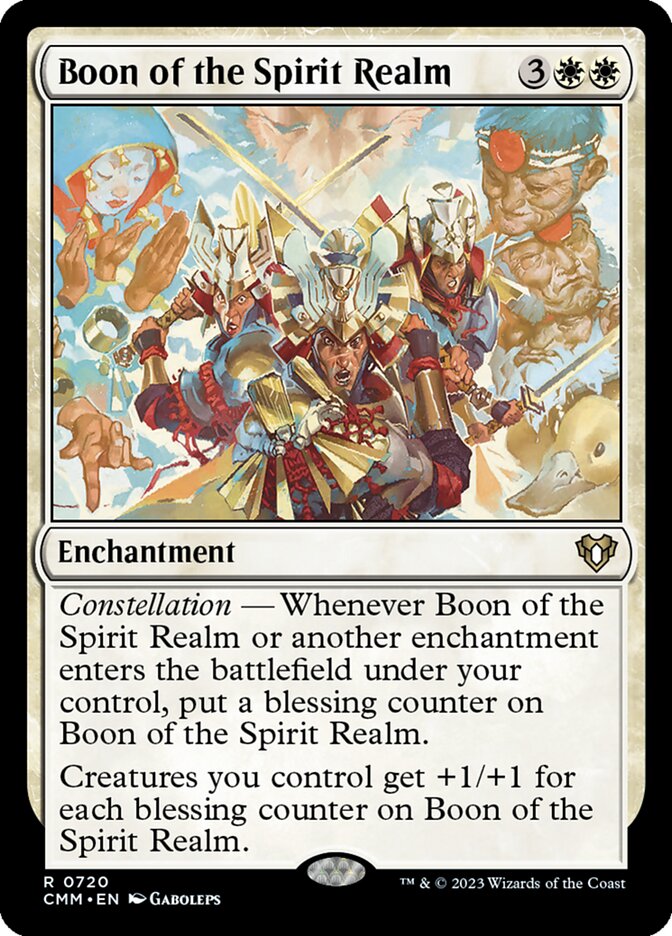 Magic the Gathering Card - Boon of the Spirit Realm - MTG Circle