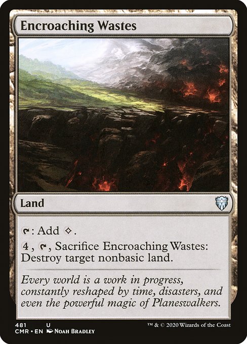 Magic the Gathering Card - Encroaching Wastes - MTG Circle