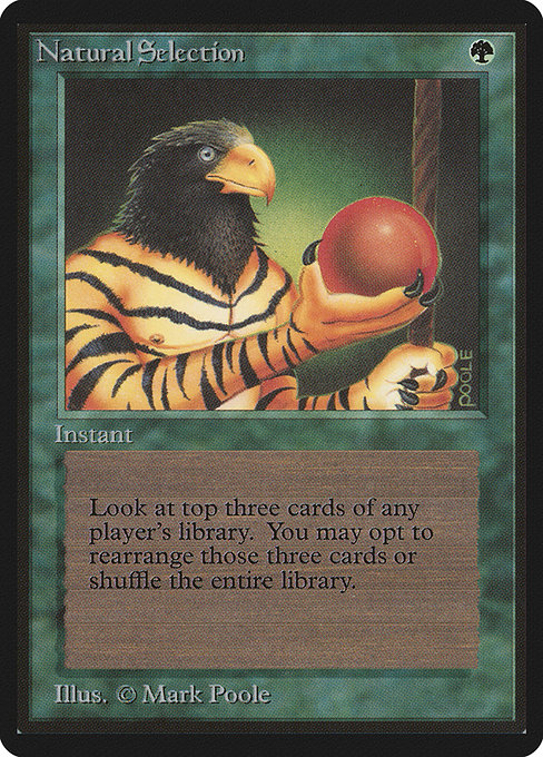 Magic the Gathering Card - Natural Selection - MTG Circle