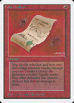 Magic the Gathering Card - False Orders - MTG Circle