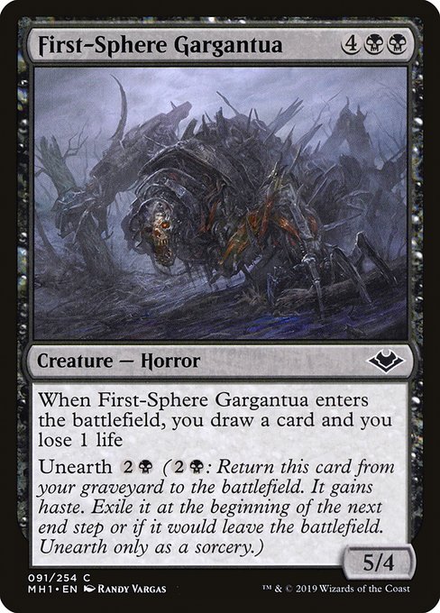 Magic the Gathering Card - First-Sphere Gargantua - MTG Circle