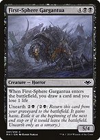 Magic the Gathering Card - First-Sphere Gargantua - MTG Circle
