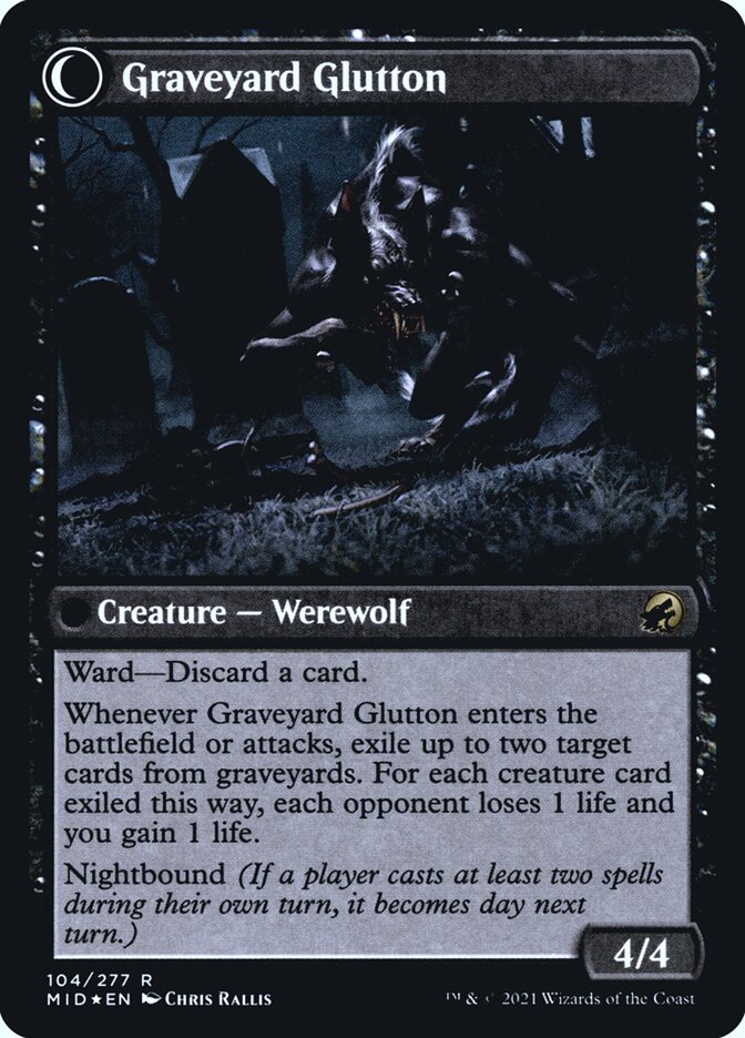 Magic the Gathering Card - Graveyard Glutton - MTG Circle