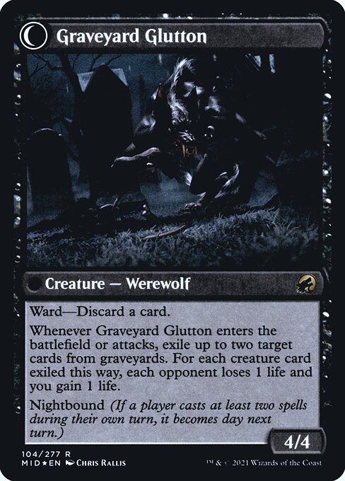 Magic the Gathering Card - Graveyard Glutton - MTG Circle