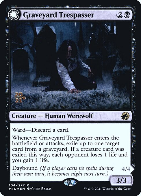 Magic the Gathering Card - Graveyard Trespasser - MTG Circle
