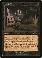 Magic the Gathering Card - Unearth - MTG Circle