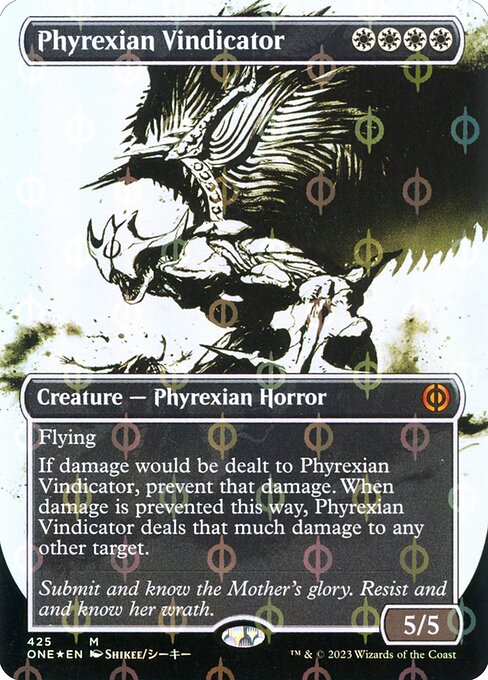 Magic the Gathering Card - Phyrexian Vindicator - MTG Circle