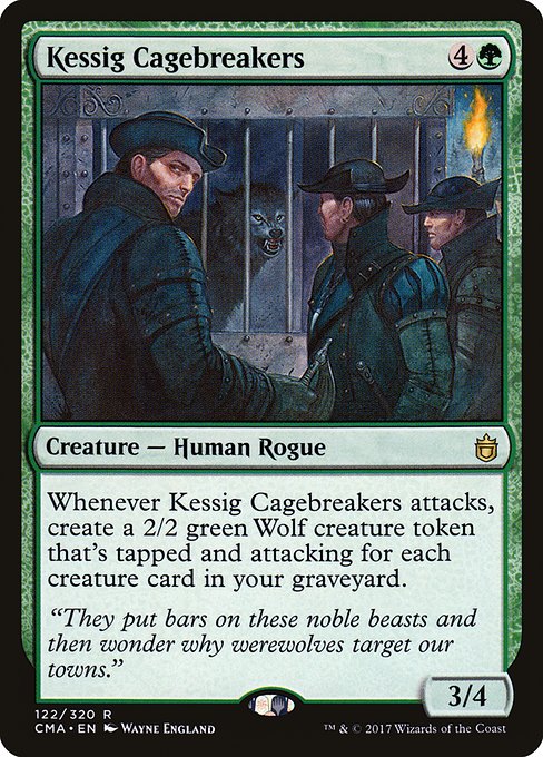 Magic the Gathering Card - Kessig Cagebreakers - MTG Circle