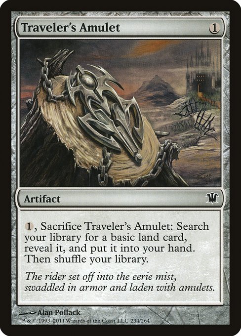 Magic the Gathering Card - Traveler's Amulet - MTG Circle