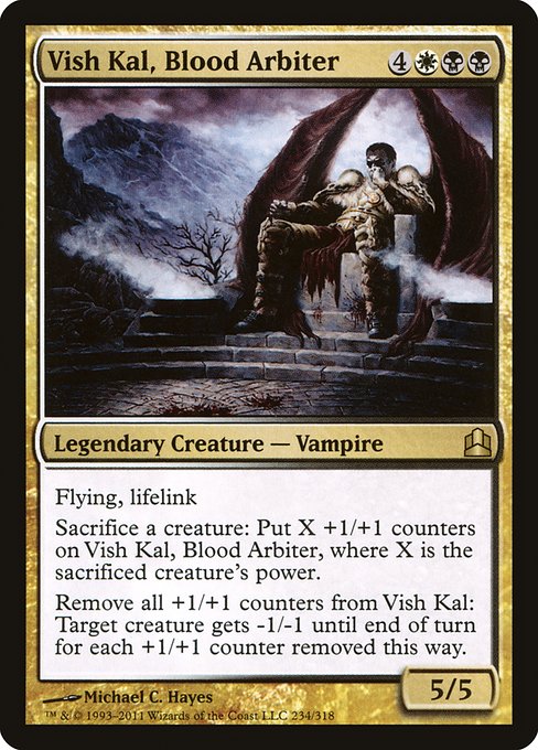 Magic the Gathering Card - Vish Kal, Blood Arbiter - MTG Circle