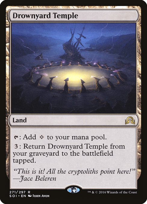 Magic the Gathering Card - Drownyard Temple - MTG Circle