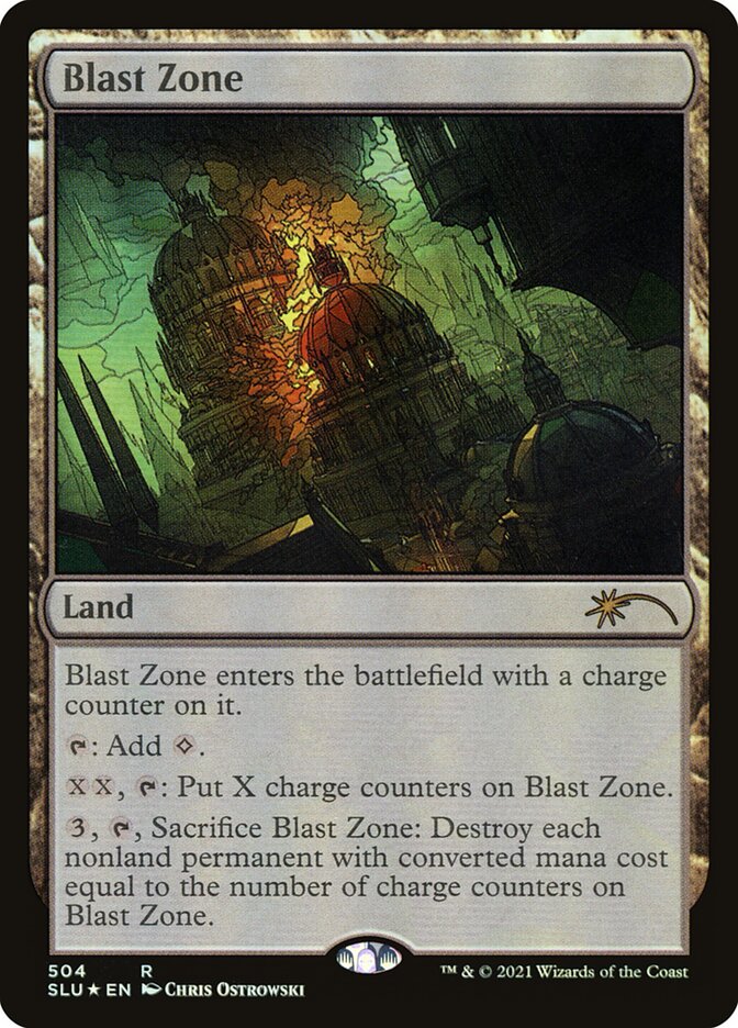 Magic the Gathering Card - Blast Zone - MTG Circle