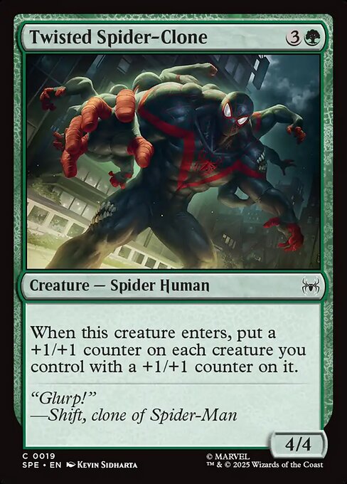 Magic the Gathering Card - Twisted Spider-Clone - MTG Circle