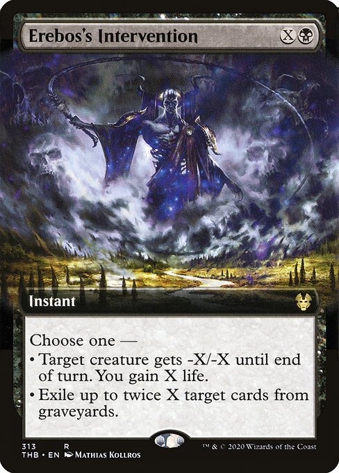 Magic the Gathering Card - Erebos's Intervention - MTG Circle