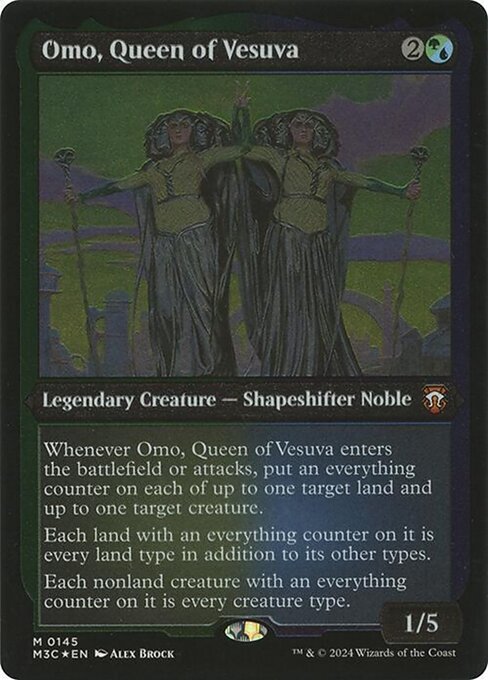 Magic the Gathering Card - Omo, Queen of Vesuva - MTG Circle