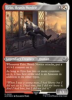 Magic the Gathering Card - Ezio, Brash Novice - MTG Circle