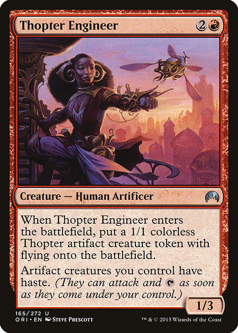 Magic the Gathering Card - Thopter Engineer - MTG Circle