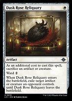 Magic the Gathering Card - Dusk Rose Reliquary - MTG Circle