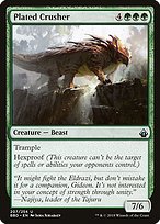 Magic the Gathering Card - Plated Crusher - MTG Circle