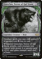 Magic the Gathering Card - Goreclaw, Terror of Qal Sisma - MTG Circle