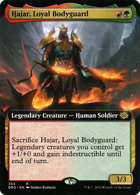 Magic the Gathering Card - Hajar, Loyal Bodyguard - MTG Circle