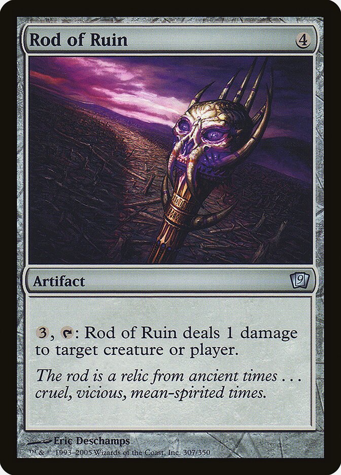 Magic the Gathering Card - Rod of Ruin - MTG Circle