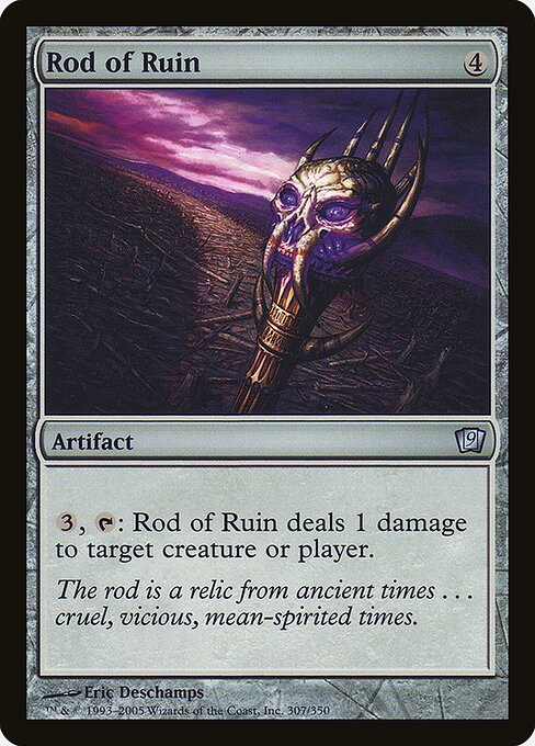 Magic the Gathering Card - Rod of Ruin - MTG Circle