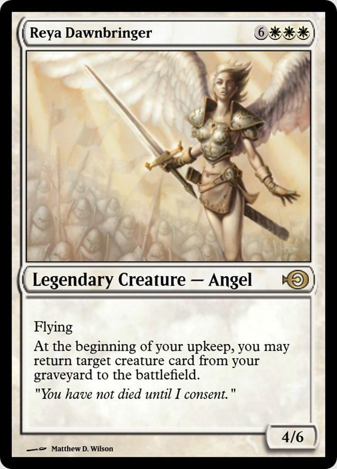 Magic the Gathering Card - Reya Dawnbringer - MTG Circle